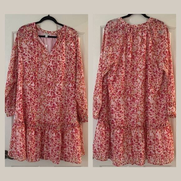 J. Crew | Raglan Crinkle Mini Dress - Picture 1 of 11
